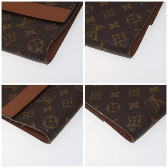 LOUIS VUITTON Monogram Porte envelope Clutch Bag M51801 LV Auth 113782 - Picture 15 of 15